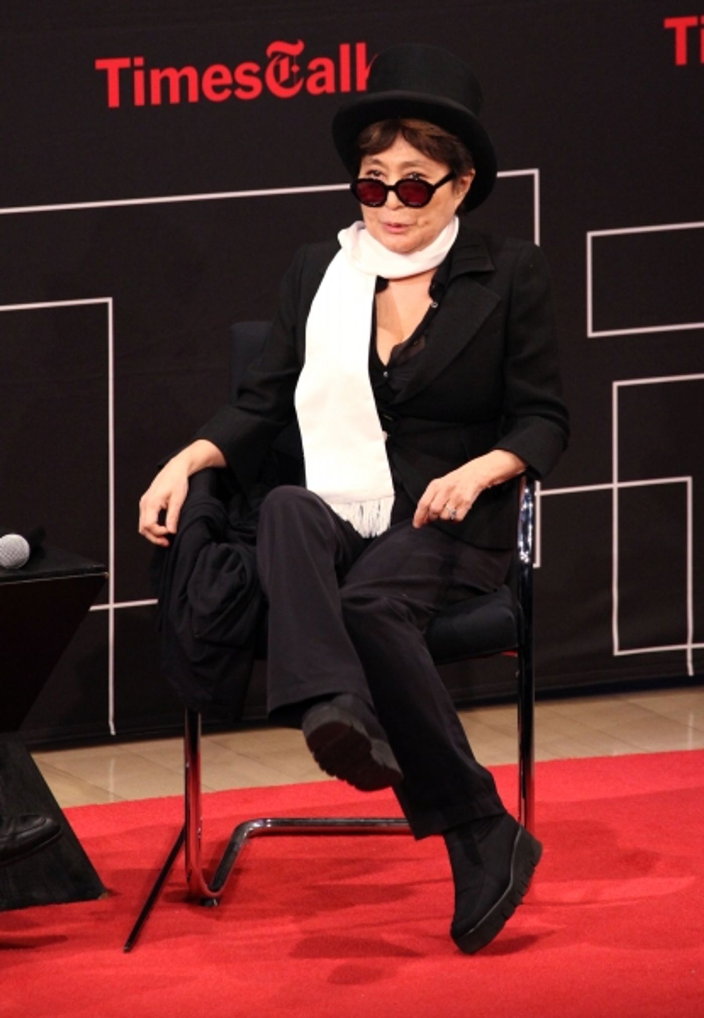 Photo Coverage: Yoko Ono Visits TimesTalks  Image