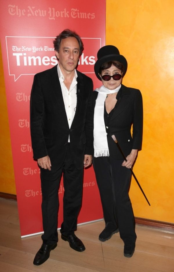 Yoko Ono and  Michael Kimmelman Photo