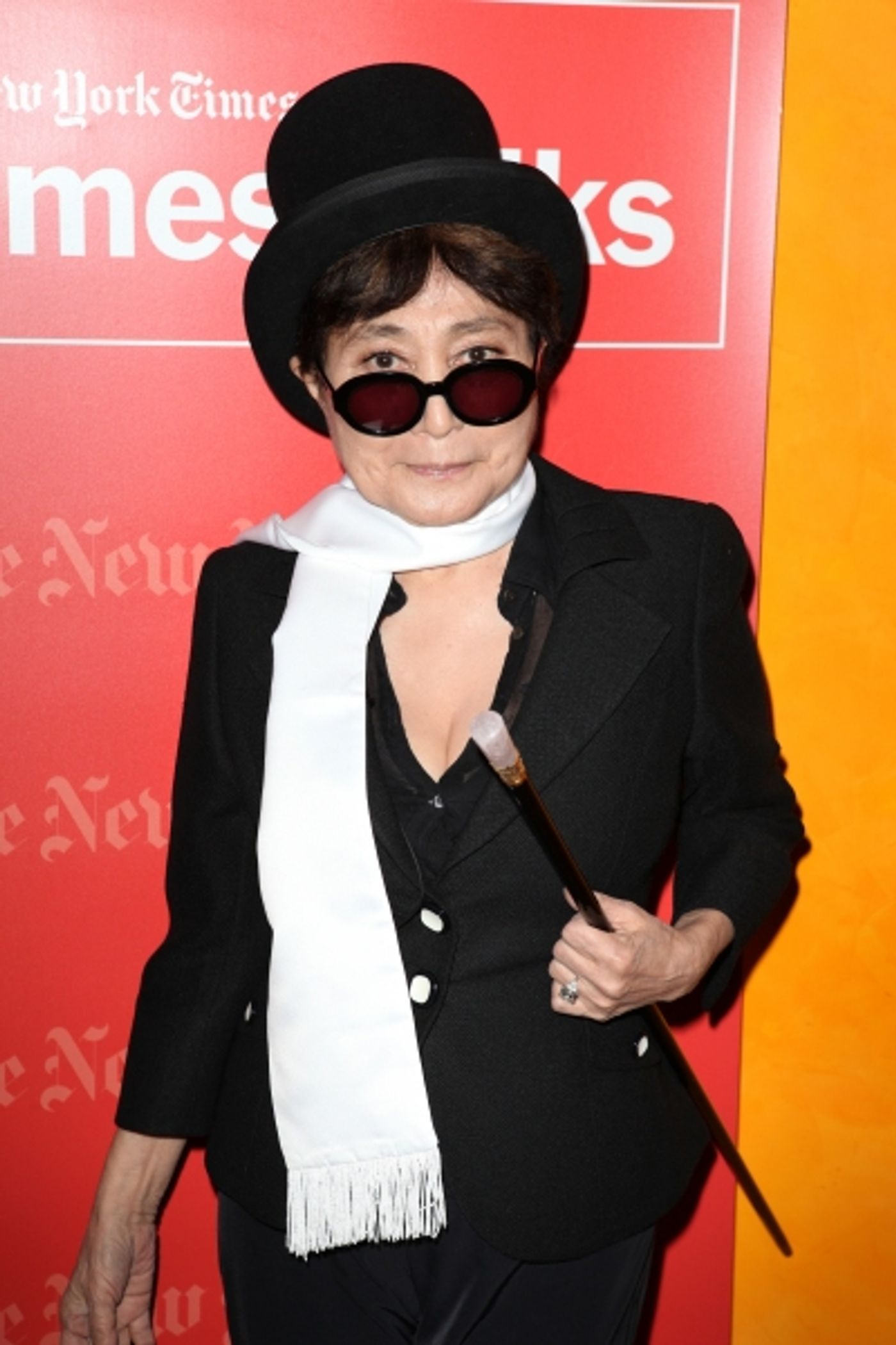 Photo Coverage: Yoko Ono Visits TimesTalks  Image