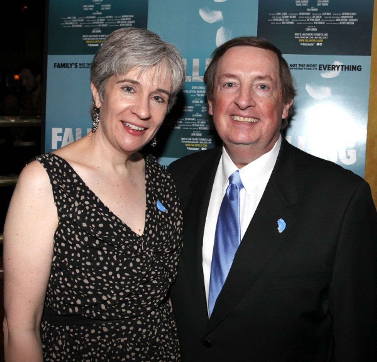 Playwright Deanna Jent, Producer Terry Schnuck 
 at 