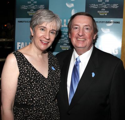 Playwright Deanna Jent, Producer Terry Schnuck 
 Photo