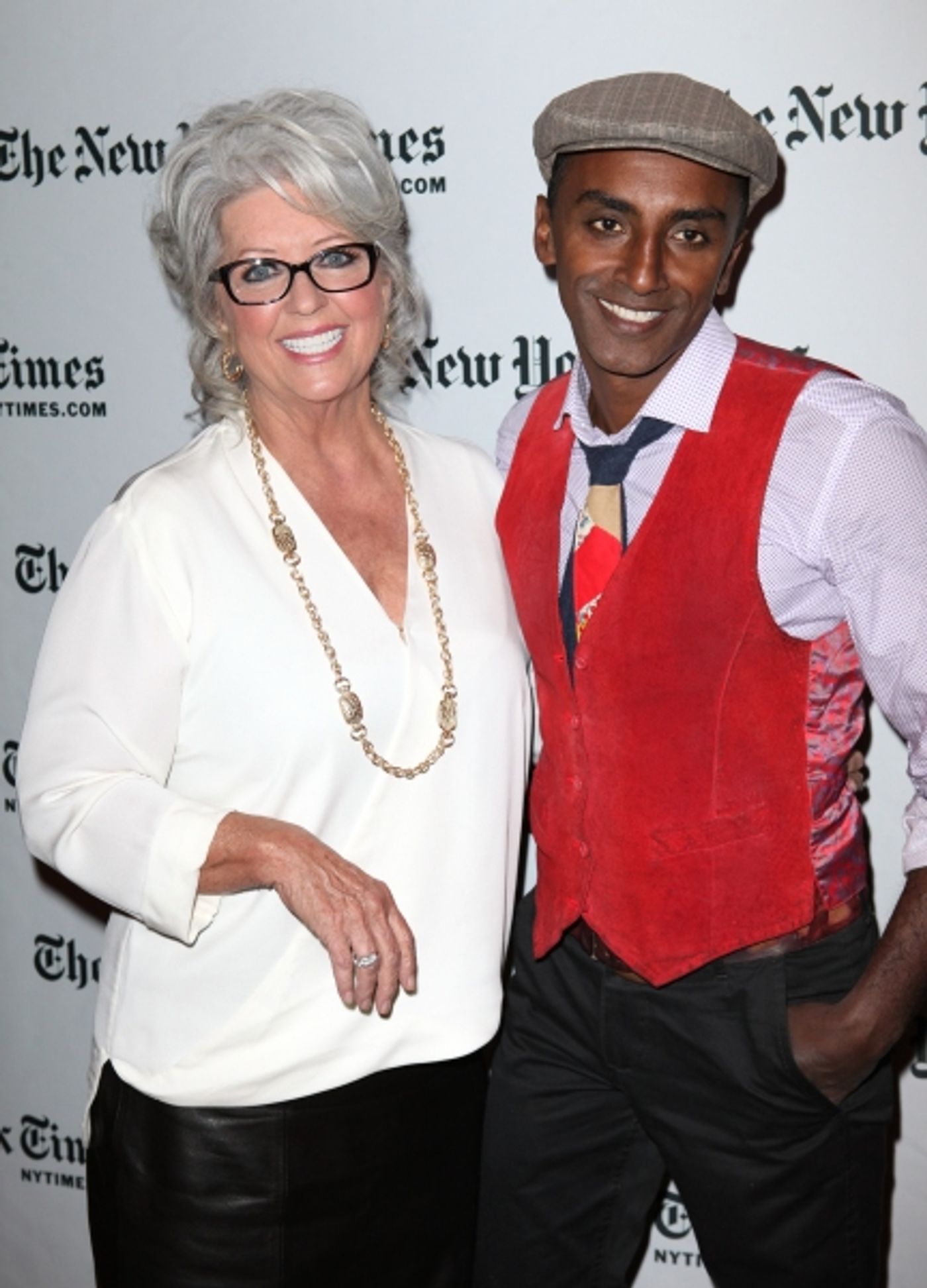 Photo Coverage: Backstage at TimesTalks with Paula Dean and Marcus Samuelsson  Image