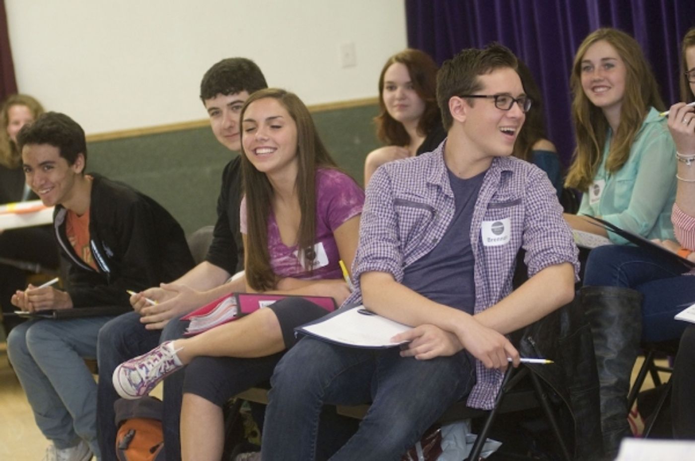 Photo Flash: Christian Borle Teaches Musical Theatre Master Class at Broadway Workshop  Image