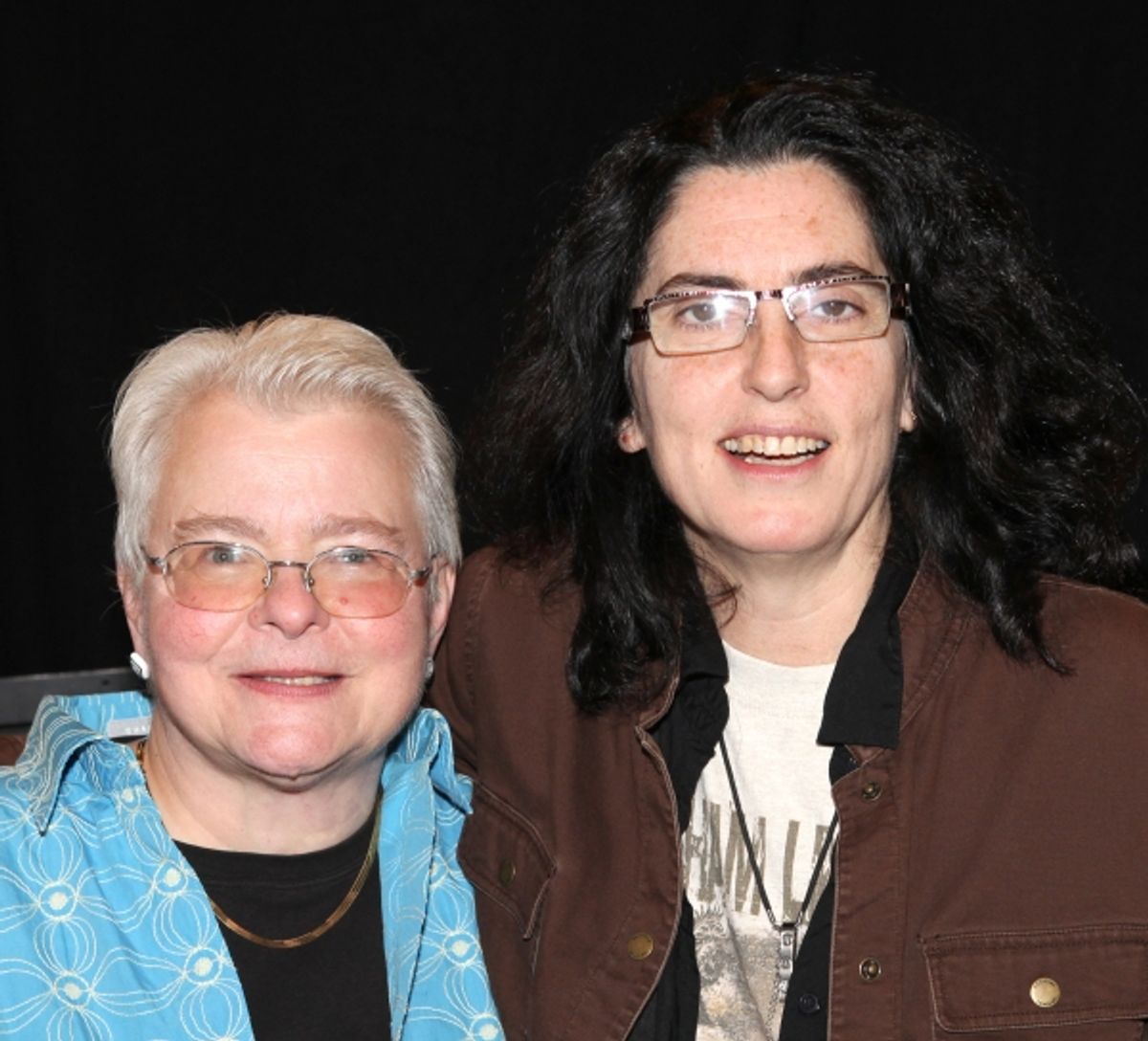 playwright Paula Vogel and director Tina Landau  at 
