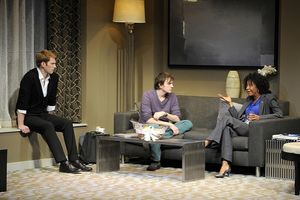 Grant MacDermott, Michael Goldsmith, and Adriane Lenox @ BroadwayWorld Grant MacDermott, Michael Goldsmith, and Adriane Lenox Photo