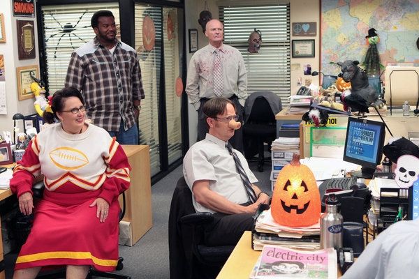 Phyllis Smith, Craig Robinson, Creed Bratton, Rainn Wilson  Photo