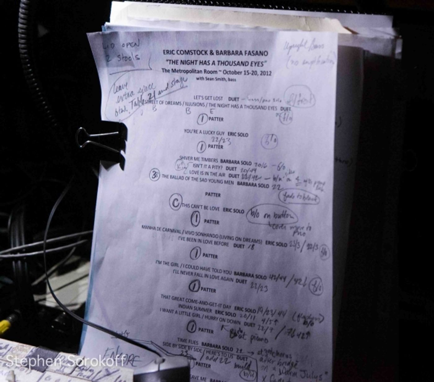 Photo Coverage: Eric Comstock & Barbara Fasano Bring THE NIGHT HAS A THOUSAND EYES to Metropolitan Room Photo Coverage: Eric Comstock & Barbara Fasano Bring THE NIGHT HAS A THOUSAND EYES to Metropolitan Room Image