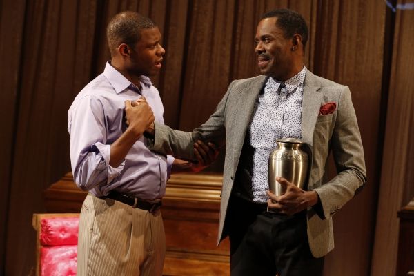 Korey Jackson and Colman Domingo in Wild With Happy, written by Colman Domingo and di Photo