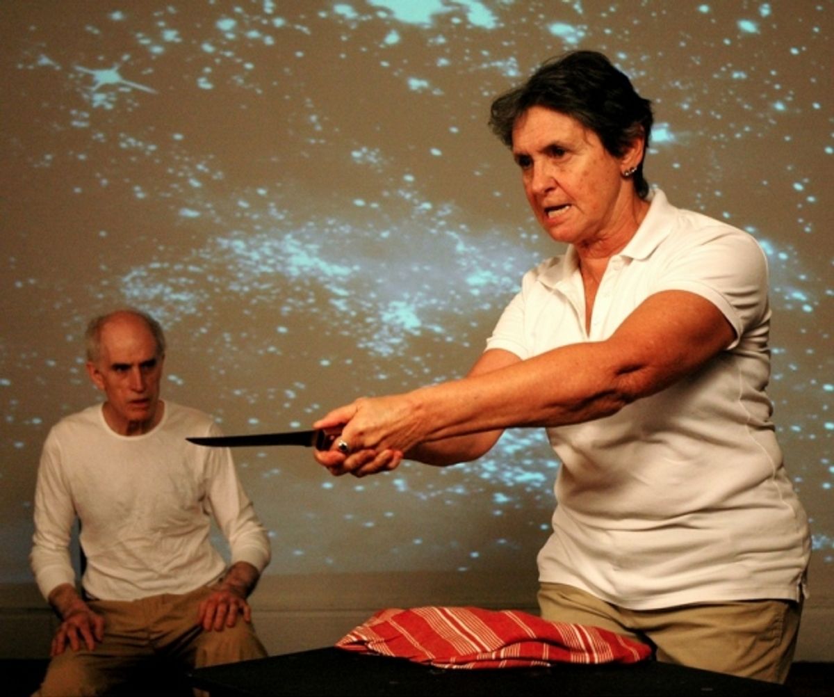 Paul Zimet and Ellen Maddow at 