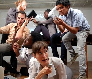 (Clockwise from top right): Andrew R. Butler, nicHi douglas, John Kurzynowski (blocked), Carlos Ibarra, Anastasia Olowin, Chinaza Uche and Jake Margolin @ BroadwayWorld (Clockwise from top right): Andrew R. Butler, nicHi douglas, John Kurzynowski (blocke Photo