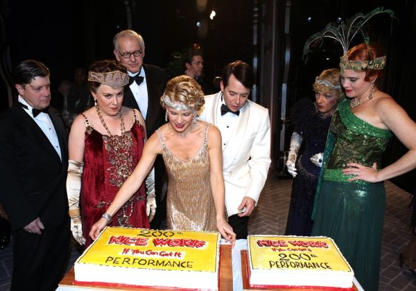 Matt McGrath,  Judy Kaye, Terry Beaver, Kelli O'Hara, Matthew Broderick, Estelle Pars Photo