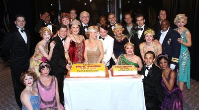 Michael McGrath, Judy Kaye, Kelli O'Hara, Matthew Broderick, Estelle Parsons and Comp Photo