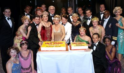 Michael McGrath, Judy Kaye, Kelli O'Hara, Matthew Broderick, Estelle Parsons and Comp Photo