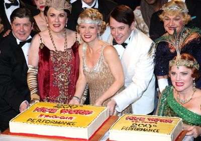 Michael McGrath, Judy Kaye, Kelli O'Hara, Matthew Broderick, Estelle Parsons and Comp Photo