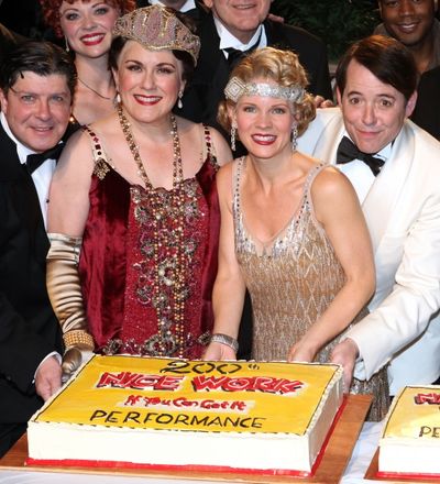Michael McGrath, Judy Kaye, Kelli O'Hara and Matthew Broderick Photo