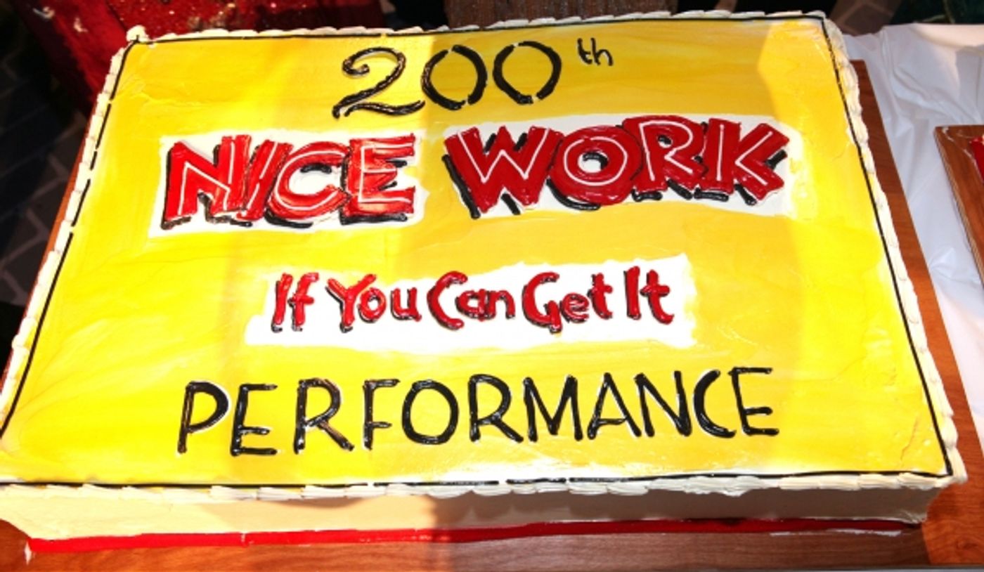 Photo Coverage: NICE WORK IF YOU CAN GET IT Celebrates 200th Performance  Image