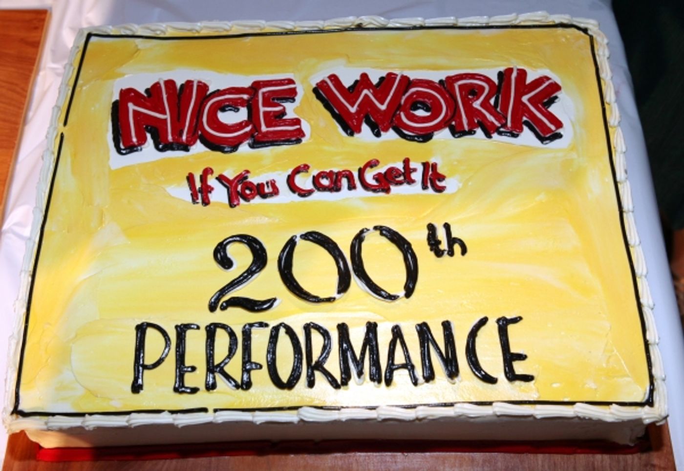 Photo Coverage: NICE WORK IF YOU CAN GET IT Celebrates 200th Performance  Image