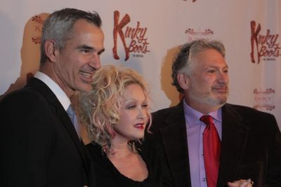 Jerry Mitchell, Cyndi Lauper and Harvey Fierstein Photo