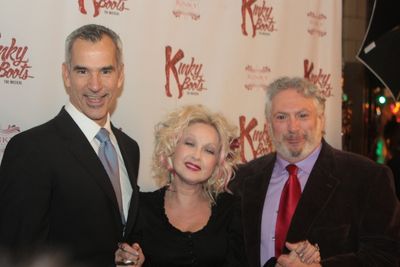 Jerry Mitchell, Cyndi Lauper and Harvey Fierstein Photo