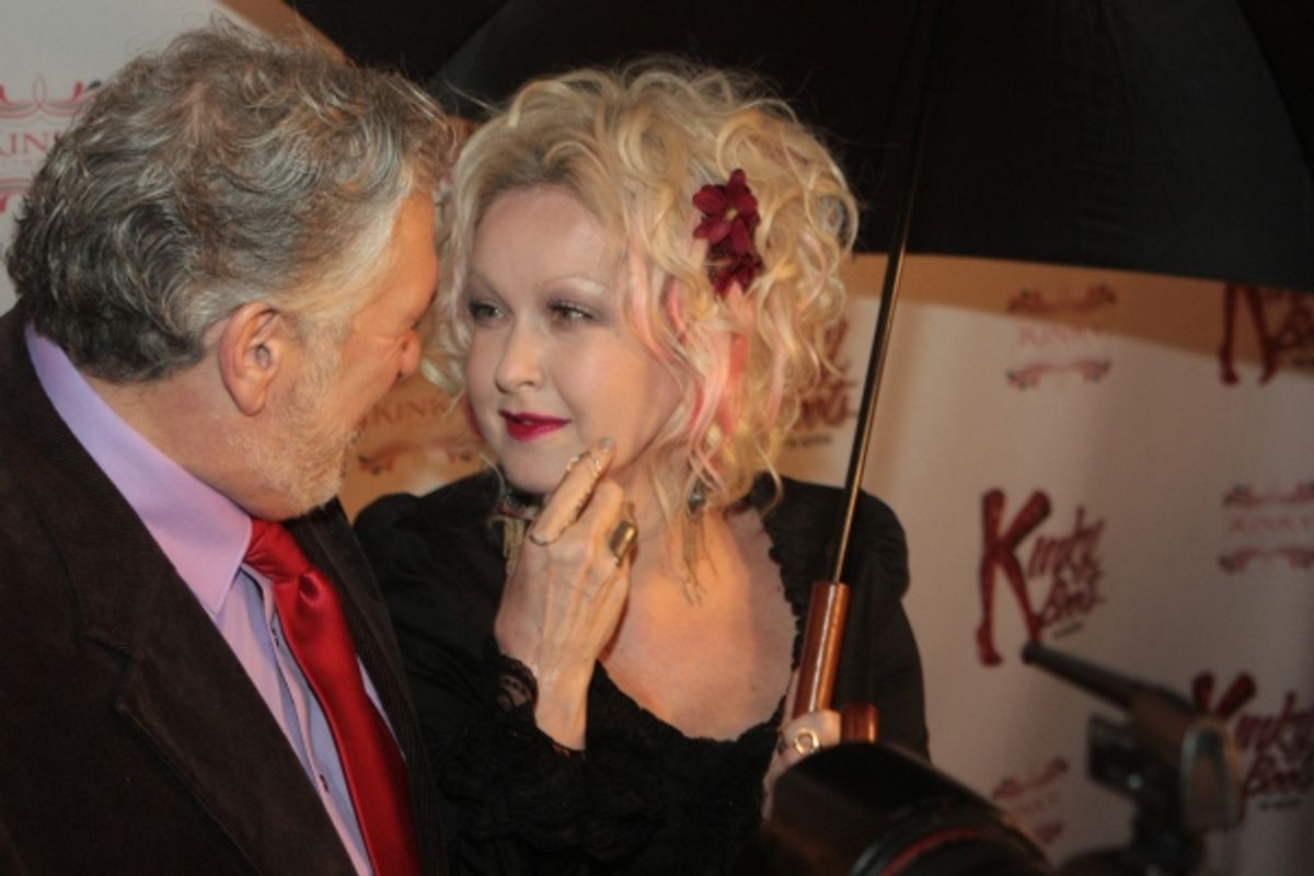 Harvey Fierstein and Cyndi Lauper at 