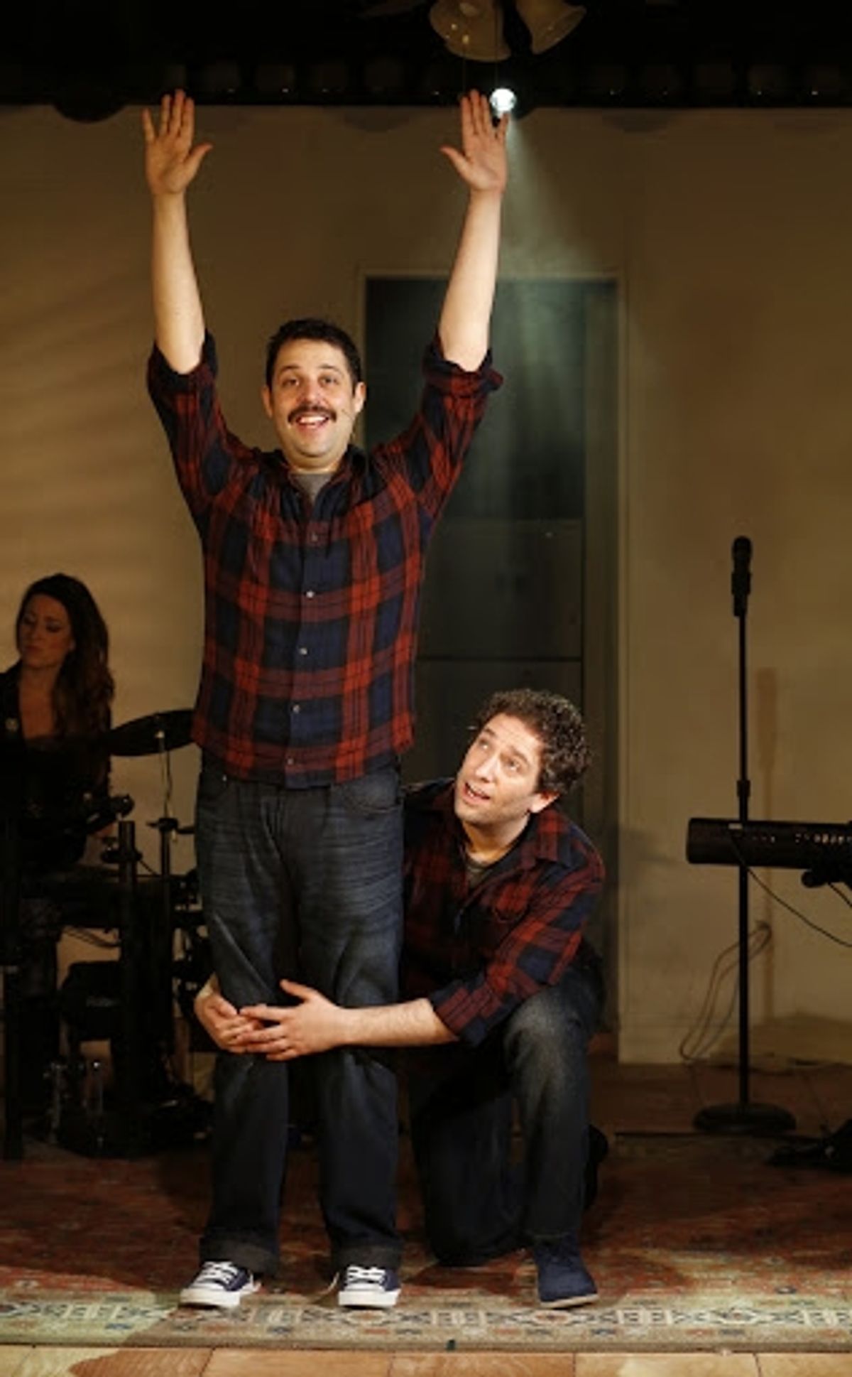 Steve Rosen as Josh Cohen and David Rossmer as Josh Cohen at 