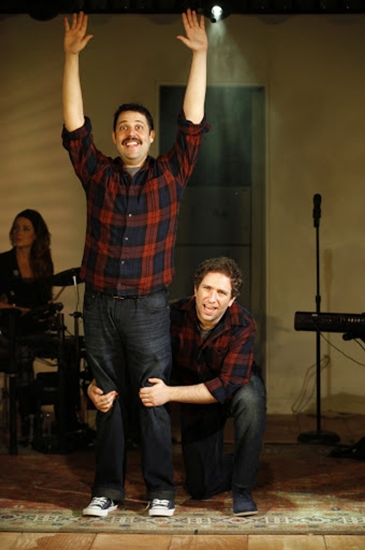 Steve Rosen as Josh Cohen and David Rossmer as Josh Cohen at 