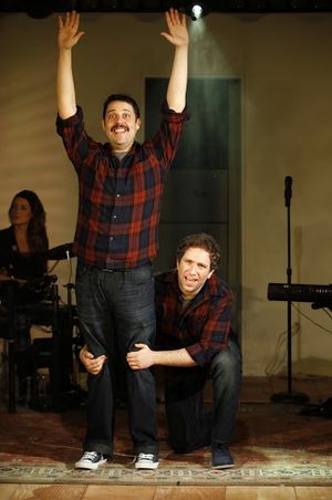 Steve Rosen as Josh Cohen and David Rossmer as Josh Cohen @ BroadwayWorld Steve Rosen as Josh Cohen and David Rossmer as Josh Cohen Photo