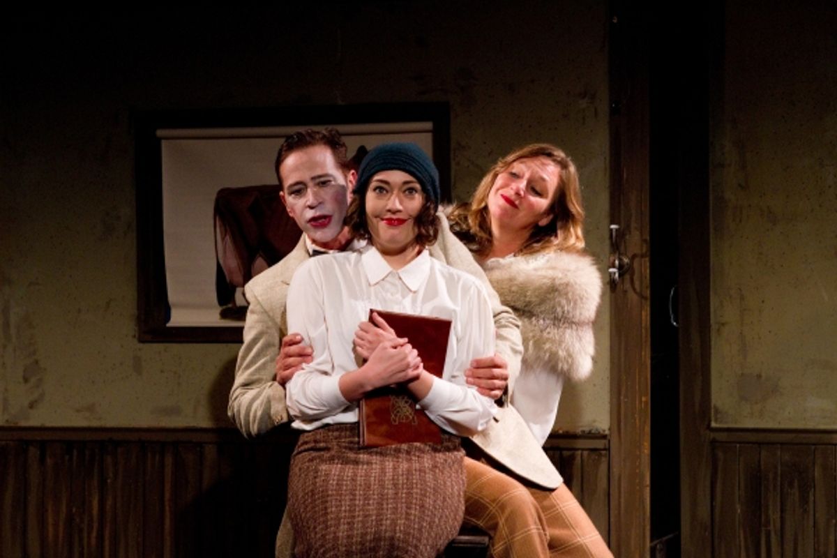 John Mossman, Katherine Schwartz, Barbara Figgins at 