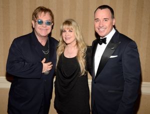 Sir Elton John, Stevie Nicks and David Furnish Photo