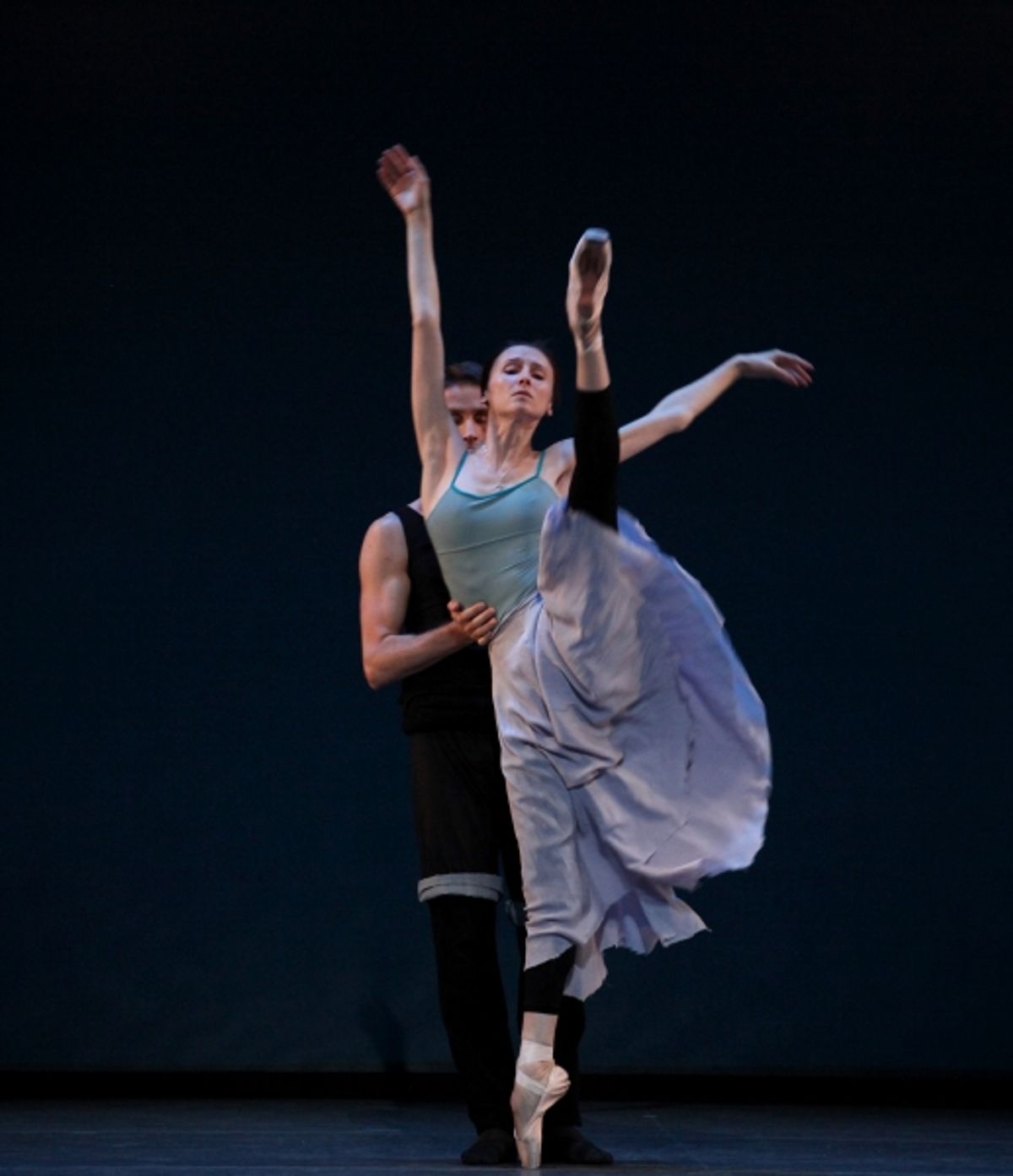 Svetlana Zakharova and Andrei Merkuriev at 