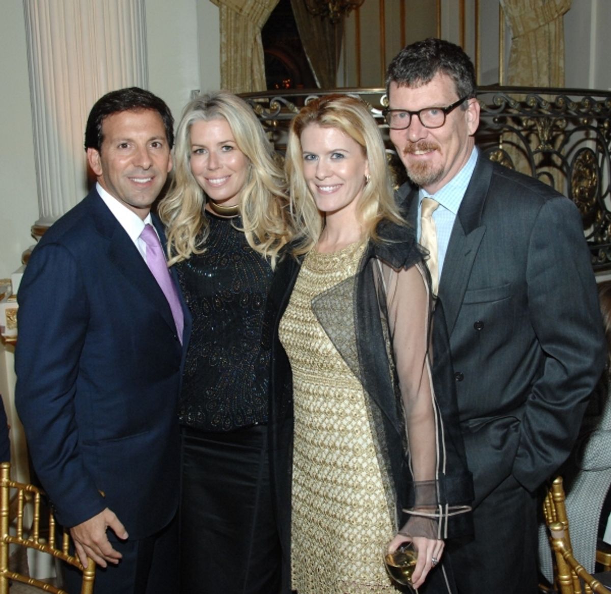 Aviva Drescher and Alex McCord with their spouses at 