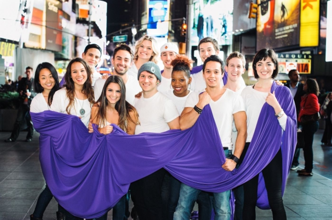 Photo Flash: BARE Cast Wears Purple for Spirit Day! Photo Flash: BARE Cast Wears Purple for Spirit Day! Image