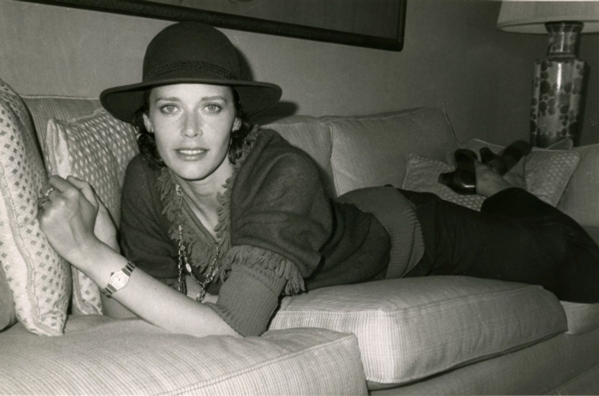 Sylvia Kristel at her New York City Hotel on May 5, 1982 at 