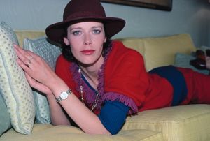 Sylvia Kristel at her New York City Hotel on May 5, 1982 Photo