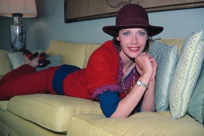 Sylvia Kristel at her New York City Hotel on May 5, 1982 Photo