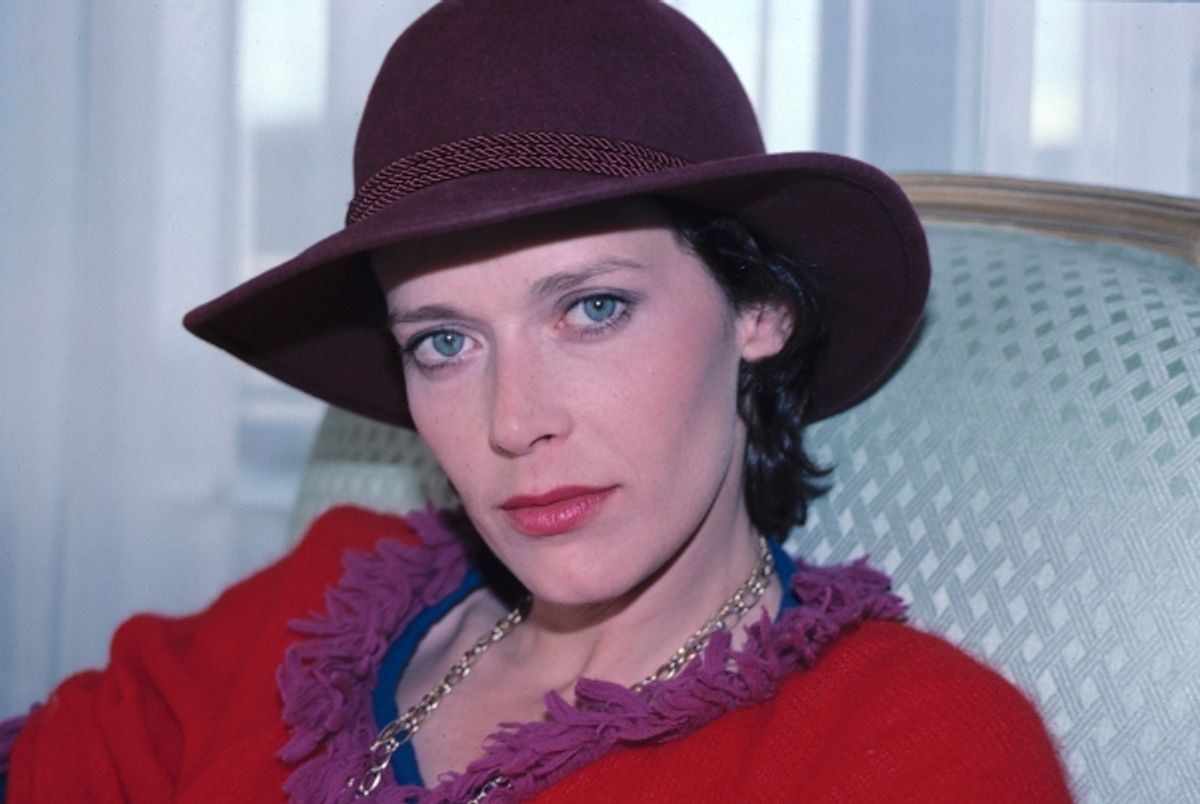 Sylvia Kristel at her New York City Hotel on May 5, 1982 at 