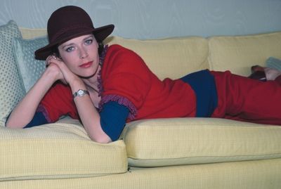 Sylvia Kristel at her New York City Hotel on May 5, 1982 Photo