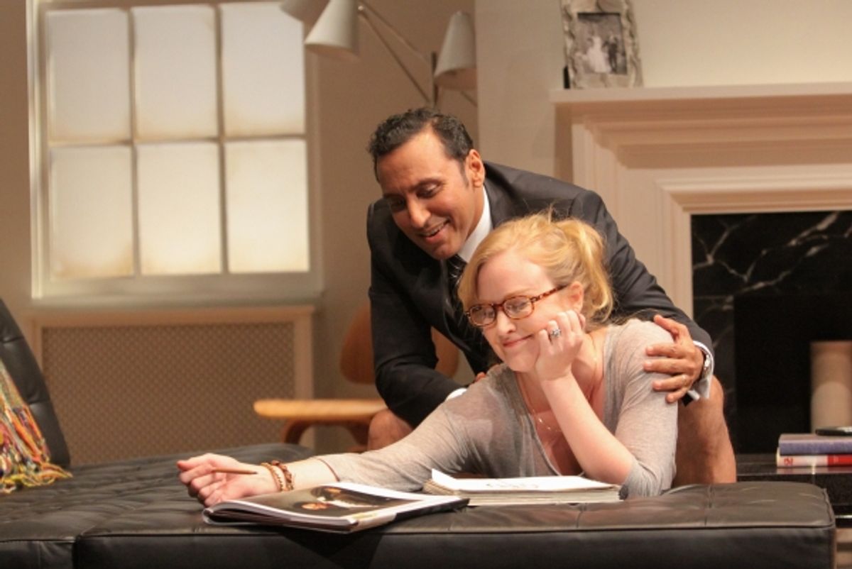 Aasif Mandvi and Heidi Armbruster at 