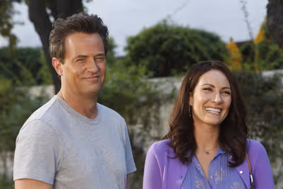 Matthew Perry, Laura Benanti Photo