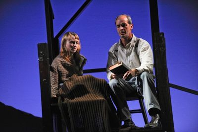 Liesel (Rae Gray) and Hans Huberman (Mark Ulrich) Photo