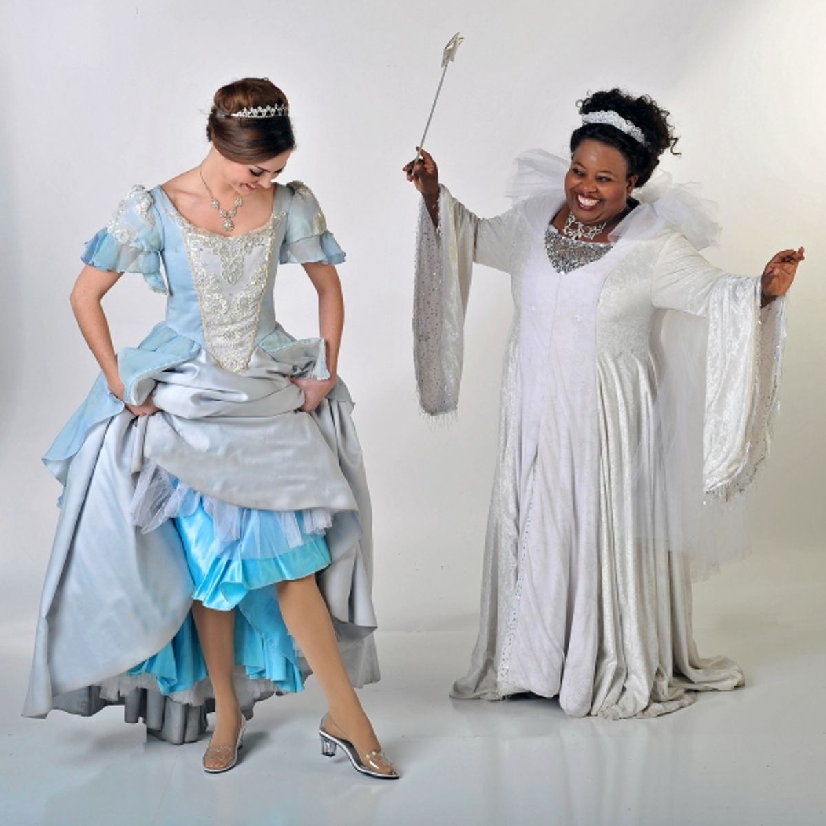Samantha Bruce (Cinderella) and Illeana Kirven (Fairy Godmother) at 