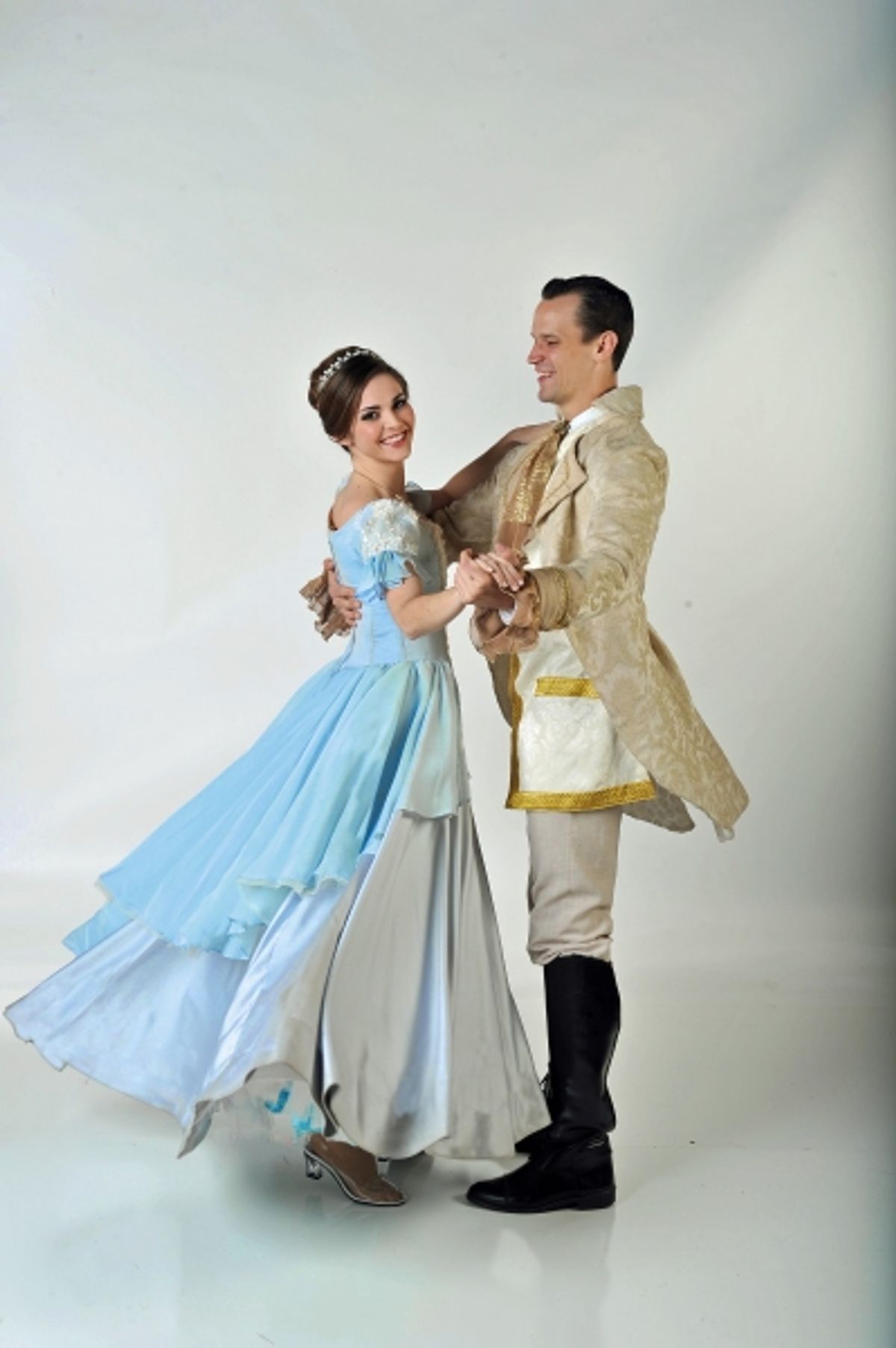 Samantha Bruce (Cinderella) and Jake Delaney (Prince) at 