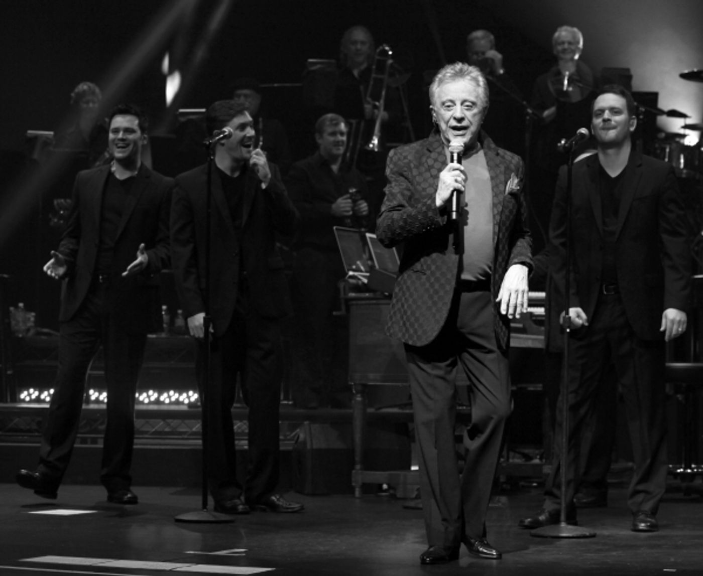 Photo Coverage: FRANKIE VALLI AND THE FOUR SEASONS Opens on Broadway - Curtain Call!  Image