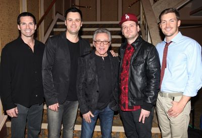 Todd Fournier, Brian Brigham, Frankie Valli, Brandon Brigham and Landon Fournier Photo