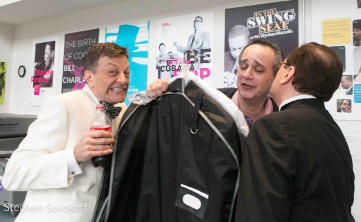 Jim Caruso, Sidney Myer, Lee roy Reams at 