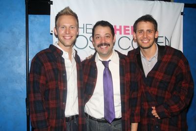 Justin Paul, Steve Rosen and Benj Pasek   Photo