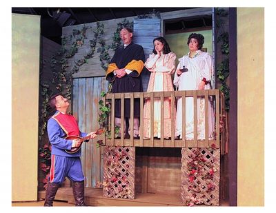 Seth Kaplan (Count Gregor), Jim Lesko, Kelly Camp-Force and Michele Blum Photo
