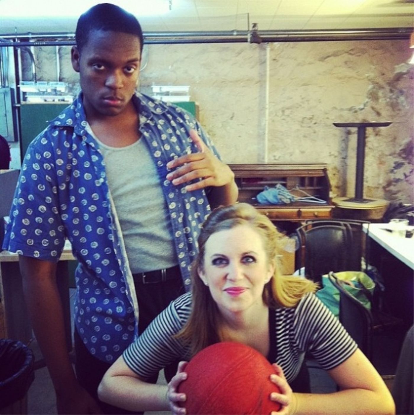 Photo Flash: Saturday Intermission Pics, Oct 20 - Part 2 - EVITA 'SkeleTONES', BOOK OF MORMON Playdates & More!  Image