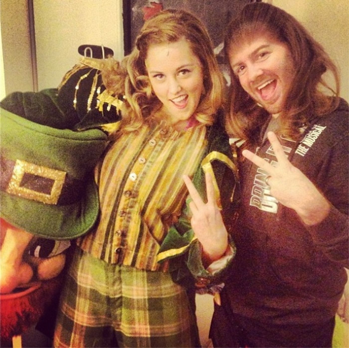 Photo Flash: Saturday Intermission Pics, Oct 20 - Part 2 - EVITA 'SkeleTONES', BOOK OF MORMON Playdates & More!  Image