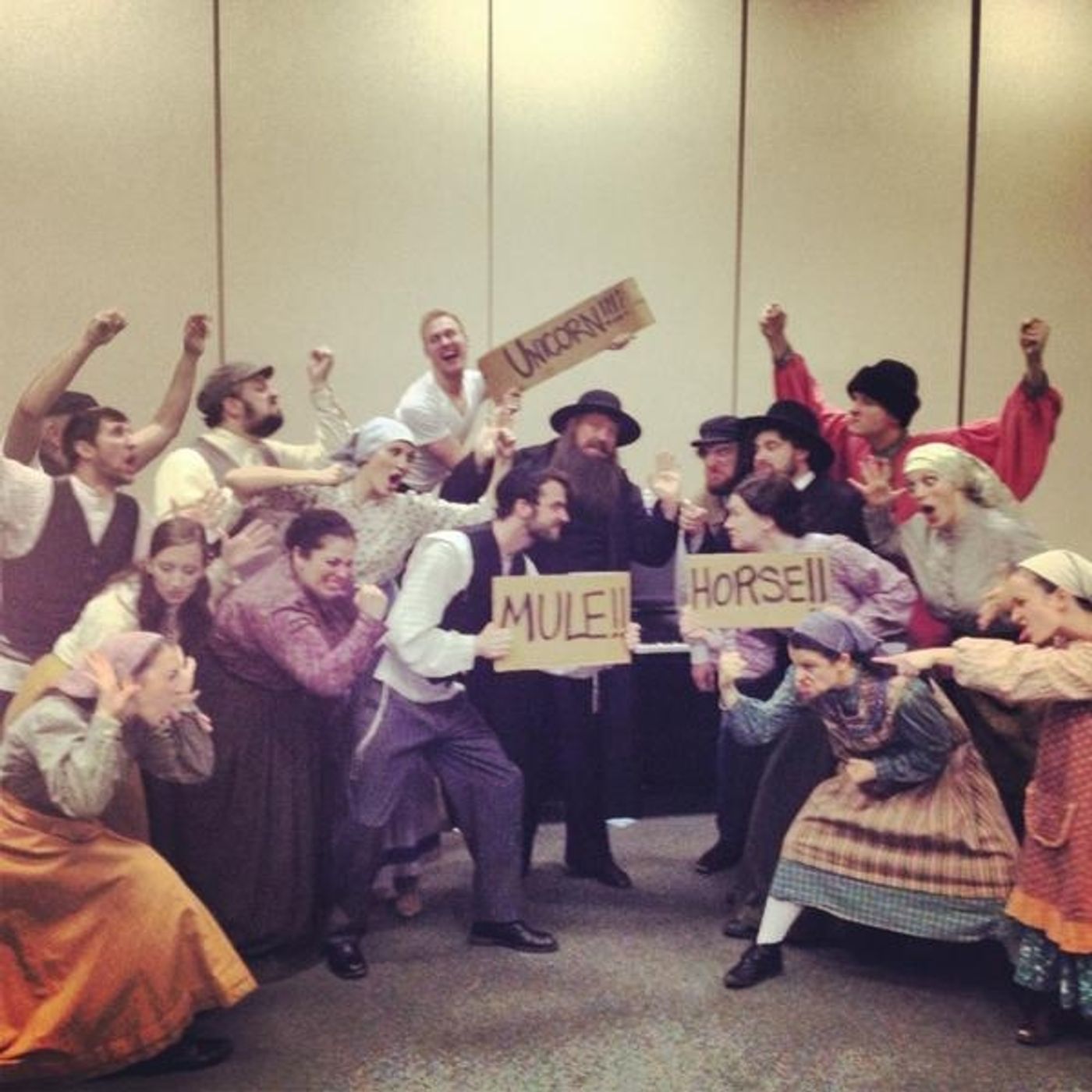 Photo Flash: Saturday Intermission Pics, Oct 20 - Part 2 - EVITA 'SkeleTONES', BOOK OF MORMON Playdates & More!  Image